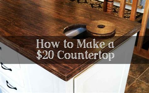 make your own countertops